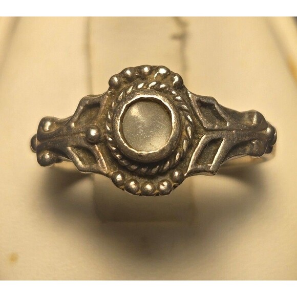 Vintage Sterling Silver 925 Ring Sz 6.5 - Picture 1 of 7